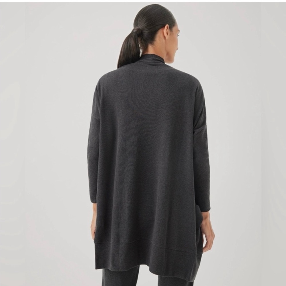 Pact Organic Cotton Airplane Cardigan size large XL Minimalist Travel Athleisure - Picture 2 of 15
